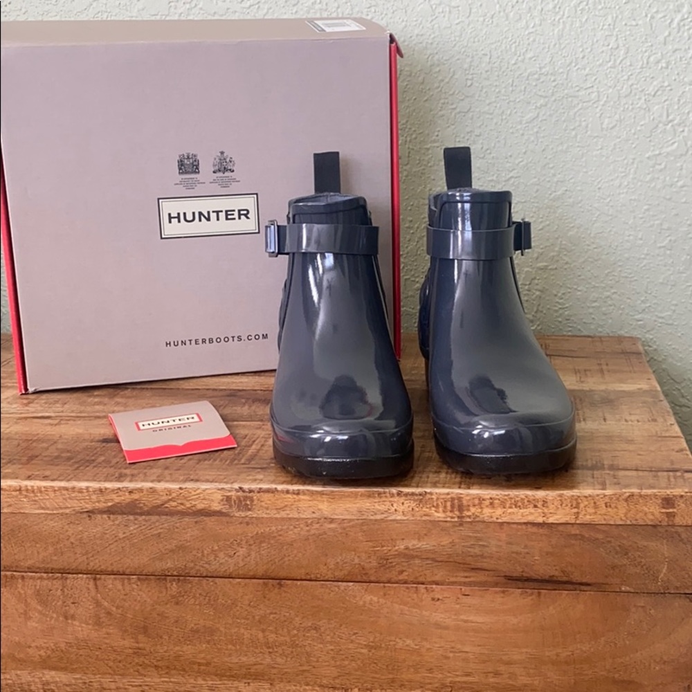 Hunter ankle rain boots